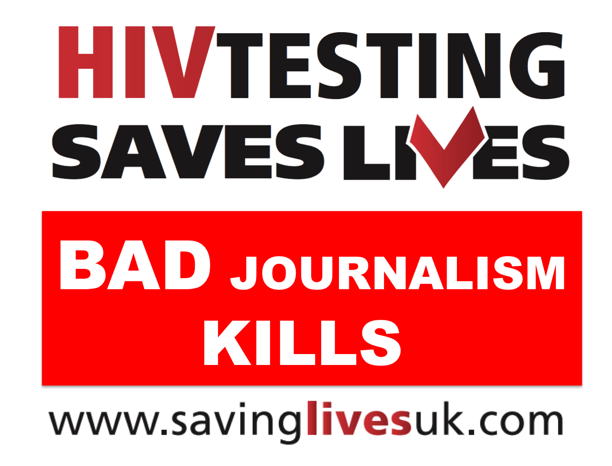 HIV Testing Saves Lives. Bad Journalism Kills.